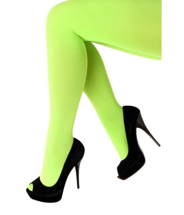 Panty 60 den microfiber fluor groen