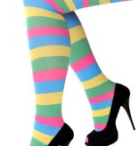 Panty strepen multicolour