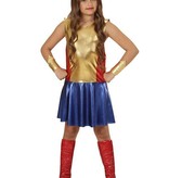 Wonder Woman meisjes kostuum