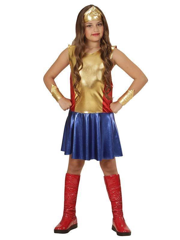 Wonder Woman meisjes kostuum