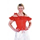 Carmen blouse rood