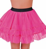 Petticoat kort roze met brede elastiek