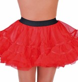 Petticoat kort rood brede elastiek