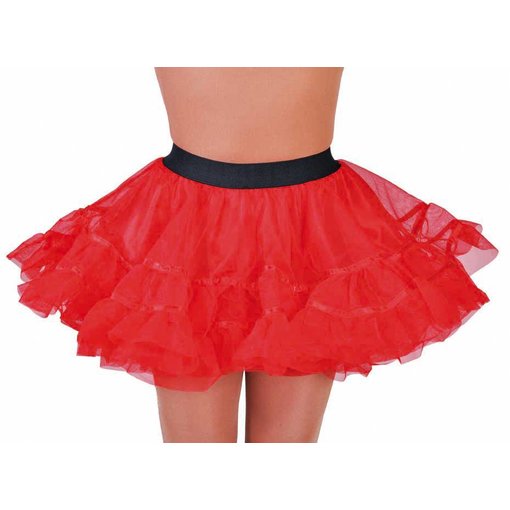 Petticoat kort rood brede elastiek