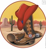 4-delige Western decoratieset