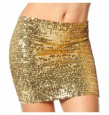 Top/Rok Pailletten Goud