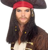 Piratenhoed met haar