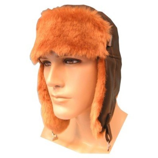 Pilotenpet met pluche