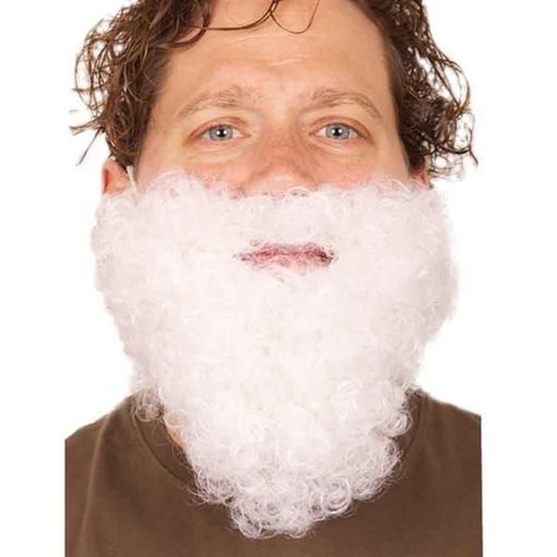 Kabouterbaard kort wit