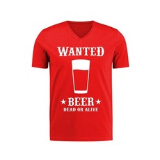 Toppers T-shirt Wanted beer man