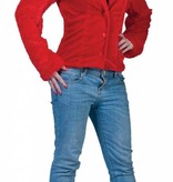 Vestje fuzzy rood