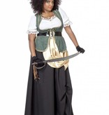 Piraten jurk lang Charlotte