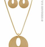 Set Romeinse ketting + oorbellen
