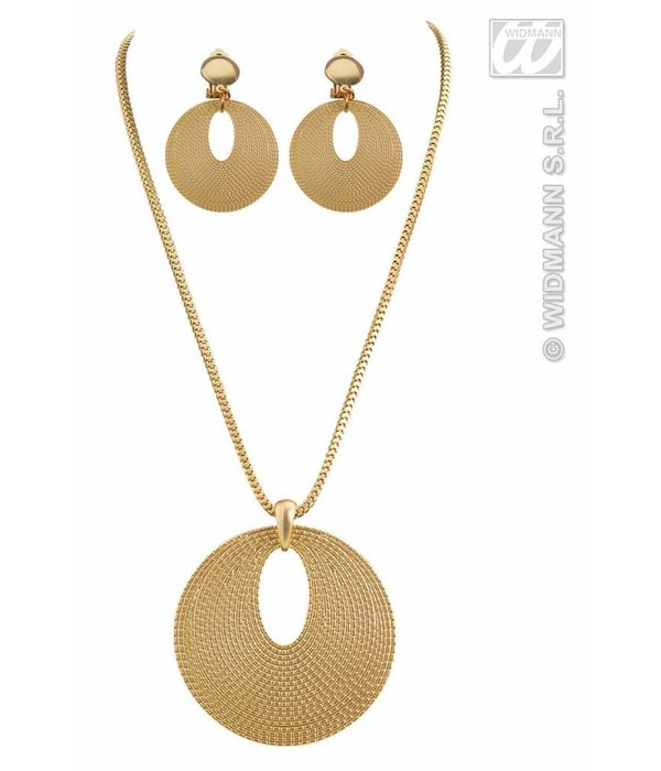 Set Romeinse ketting + oorbellen