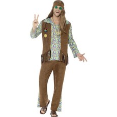 Jaren 60 hippie kostuum man