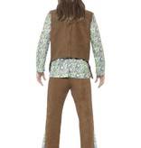 Jaren 60 hippie kostuum man