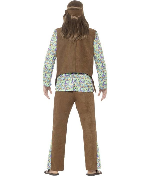 Jaren 60 hippie kostuum man