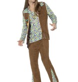 Jaren 60 hippie kostuum man
