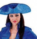 3-spits Markiezin blauw