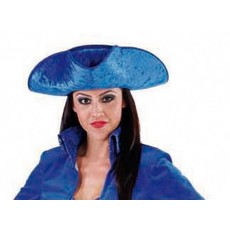 3-spits Markiezin blauw