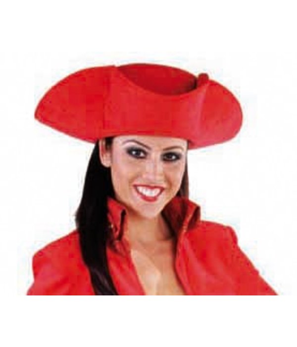 3-spits Markiezin rood