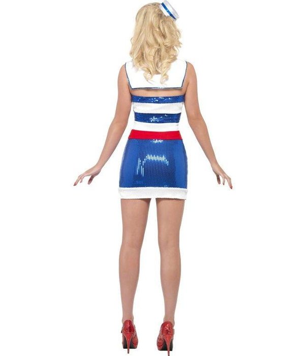 Sexy glimmende Matrozen outfit