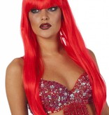 Lange bobline de luxe rood