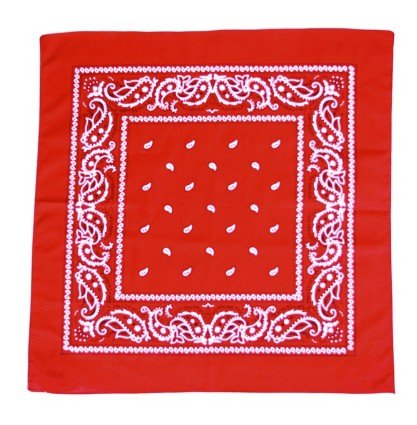 Boerenzakdoek rood