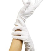 Handschoenen wit kort