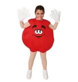 Snoepje kostuum kind rood
