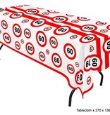 Tafelkleed verkeersbord 60 jaar
