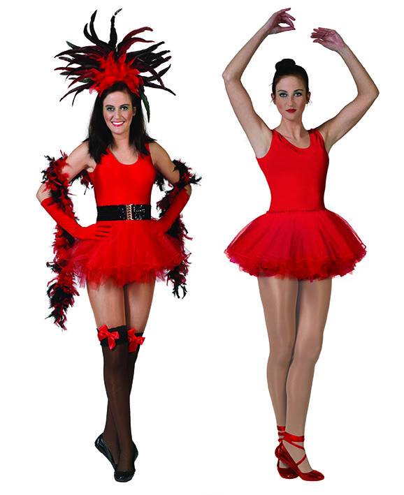 Ballerina pakje rood