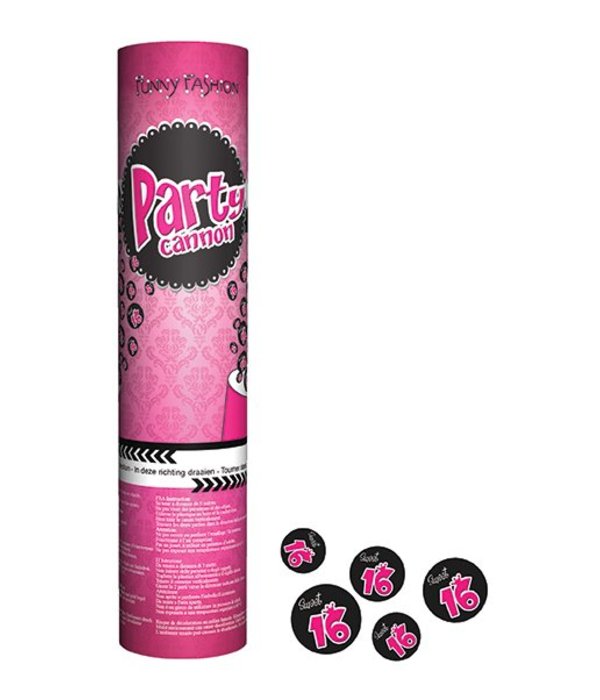 Confetti kanon Sweet 16