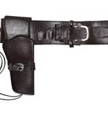 Set Cowboy holster en riem 110 cm