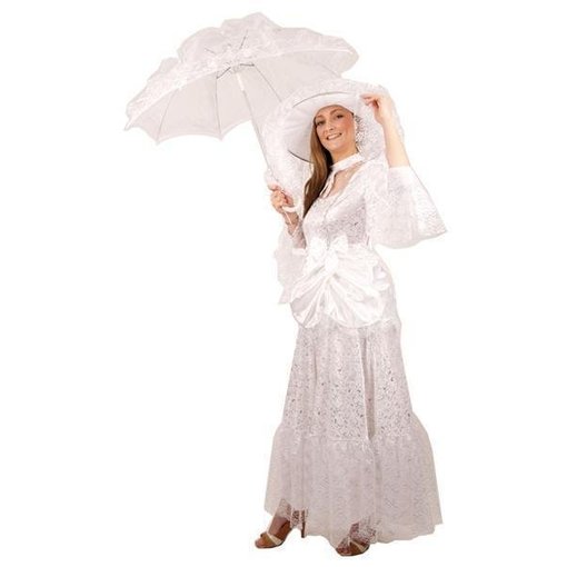 Kostuum hofdame met hoed