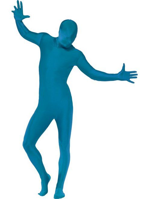 Second skin suit blauw