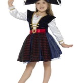 Piraten jurkje glitter kind