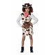 Cowgirl pakje koeienprint