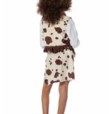 Cowgirl pakje koeienprint
