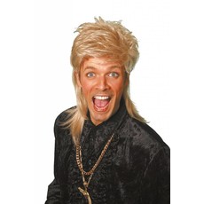 Johnny Tokkie pruik deluxe blond