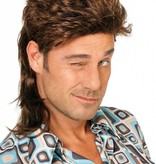 Johnny Tokkie pruik bruin