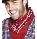 Cowboy bandana rood