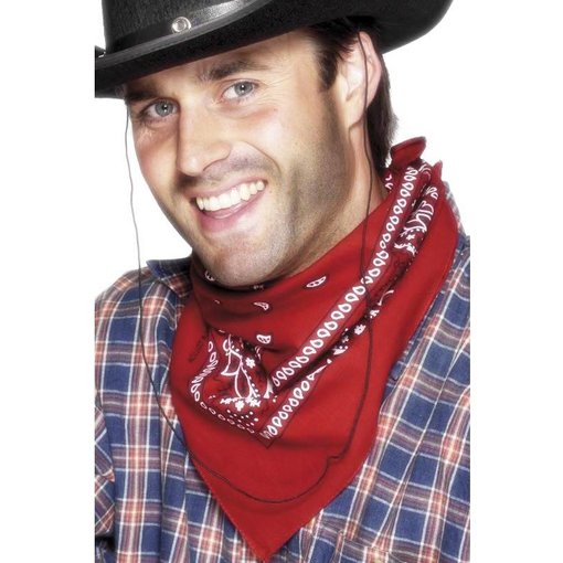 Cowboy bandana rood