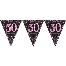 Vlaggenlijn '50' Sparkling Pink