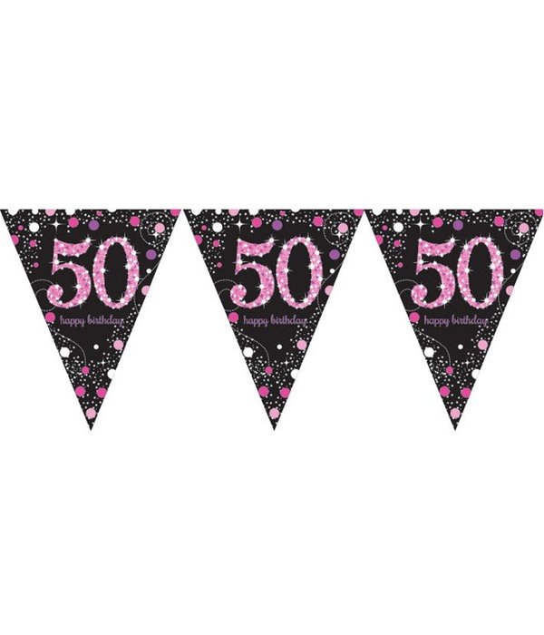 Vlaggenlijn '50' Sparkling Pink
