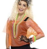 Visnet top neon oranje