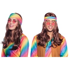 70's pruik met hoofdband