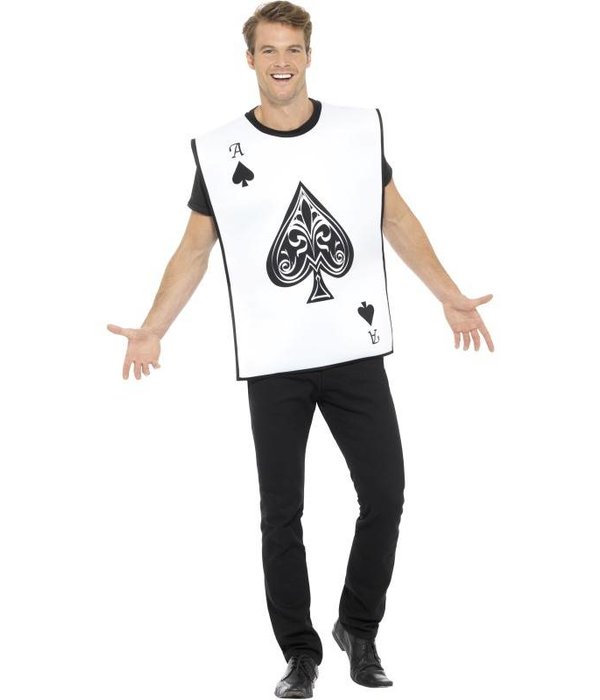 Kaarten kostuum Aas
