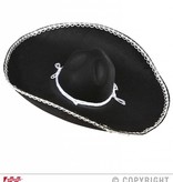 Sombrero zwart Carlo