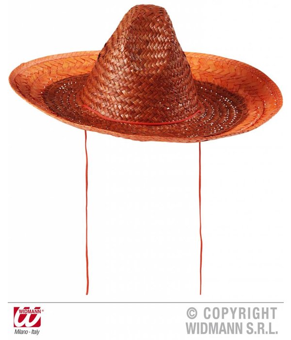 Sombrero oranje 48cm